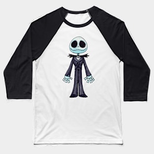 skellington Baseball T-Shirt